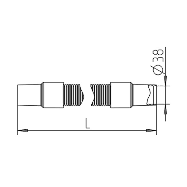 Vacuum Hose With Fittings Peraqua Ocean Ø 38 mm (2)