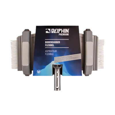 Flexible Pool Vacuum Cleaner With Wheels Delphin Premium