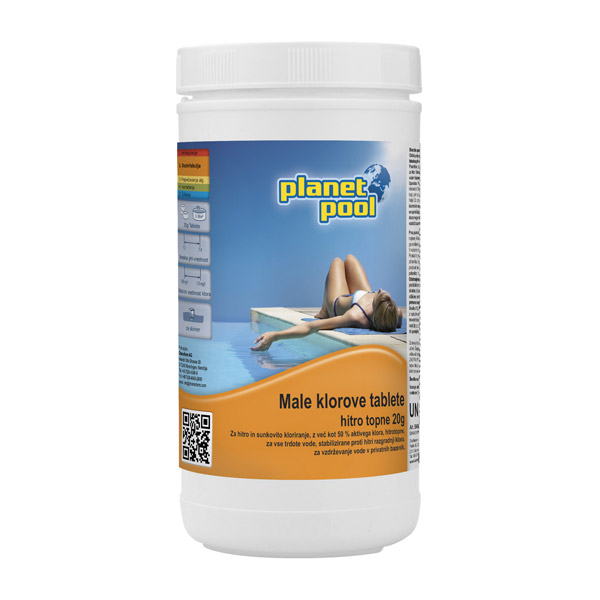 Chlortabletten (20 g) Planet Pool 1 kg (schnelllöslich)