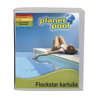 Poolwasser-Klärer Planet Pool Flockstar Kartuschen 8 × 125 g